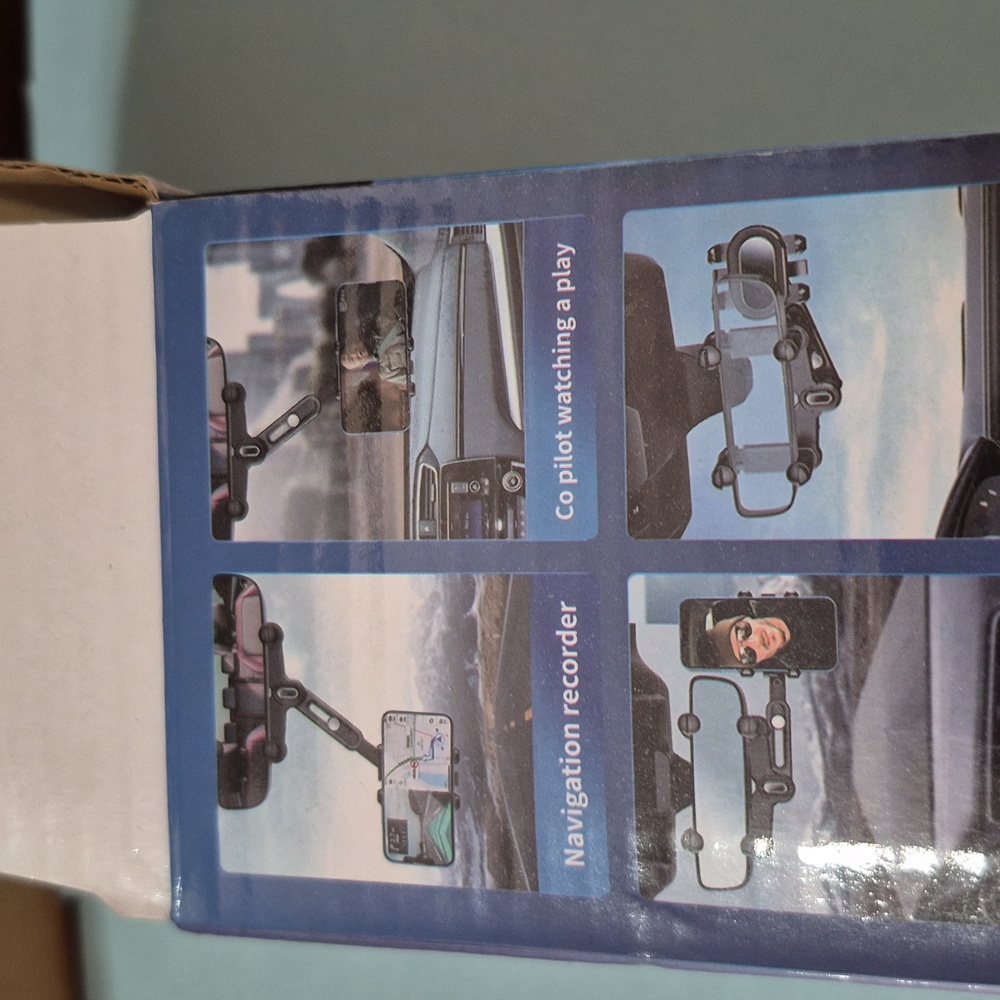 Universal Rearview Mirror Phone Holder - Picture 6 of 6